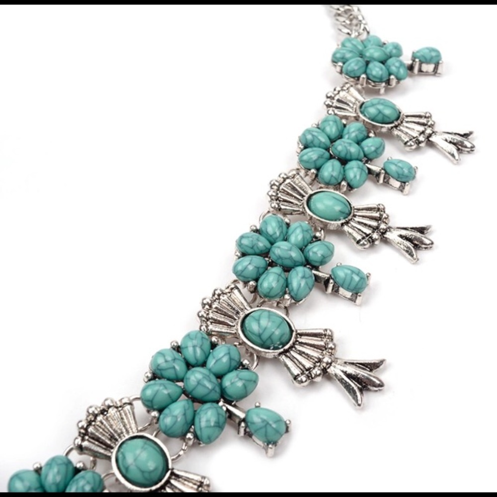 RESTOCKING- Squash Blossom Necklace - Picture 3 of 8